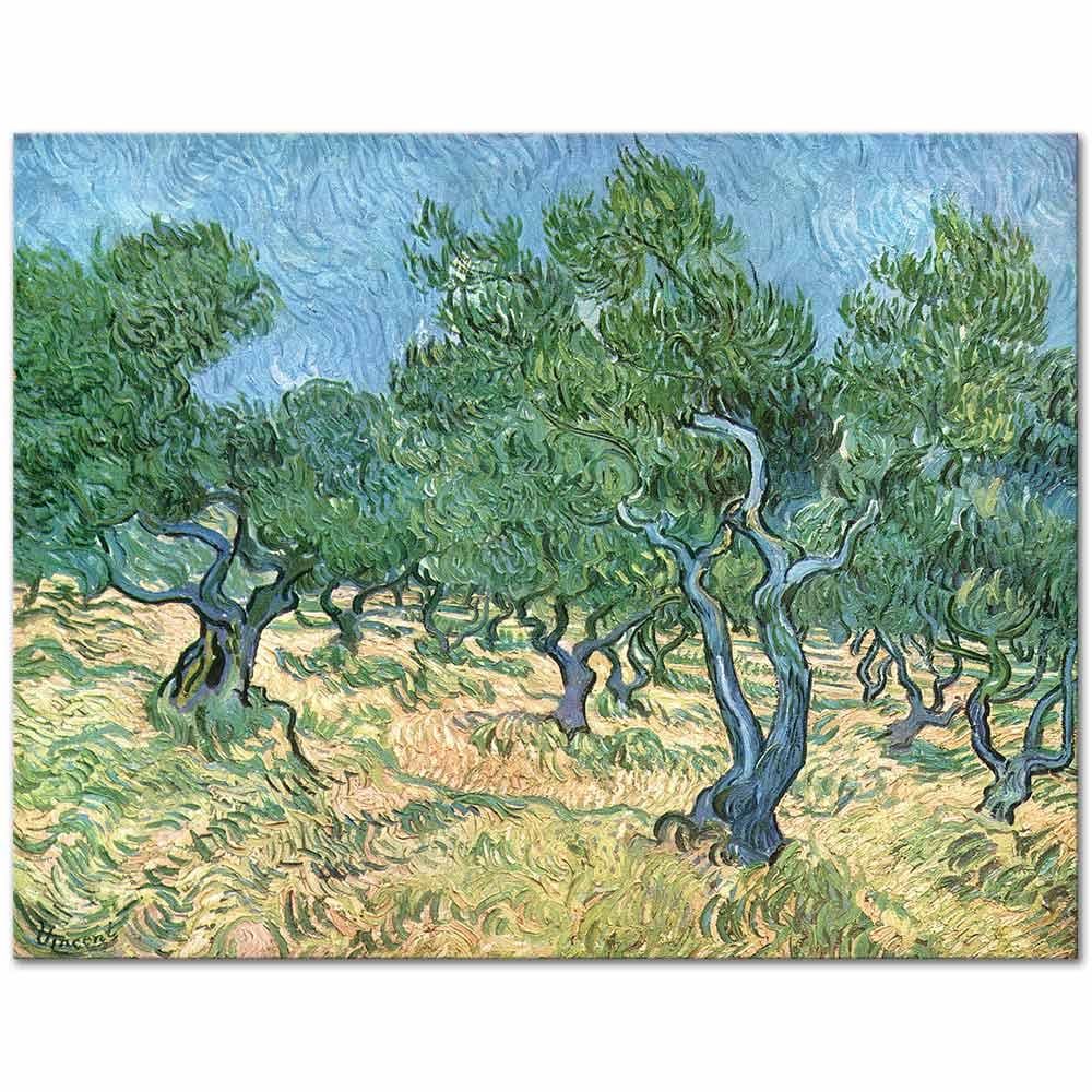 Vincent van Gogh Zeytinlik Kanvas Tablo