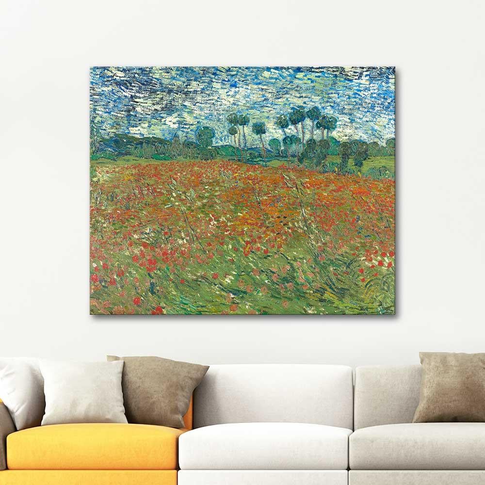 Vincent van Gogh Gelincik Tarlası Kanvas Tablo
