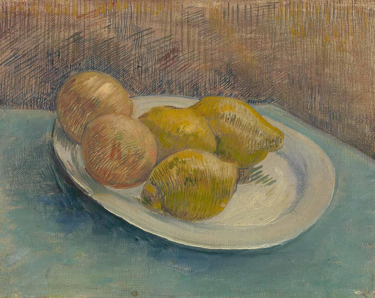 Vincent van Gogh Limonlu Natürmort Kanvas Tablo