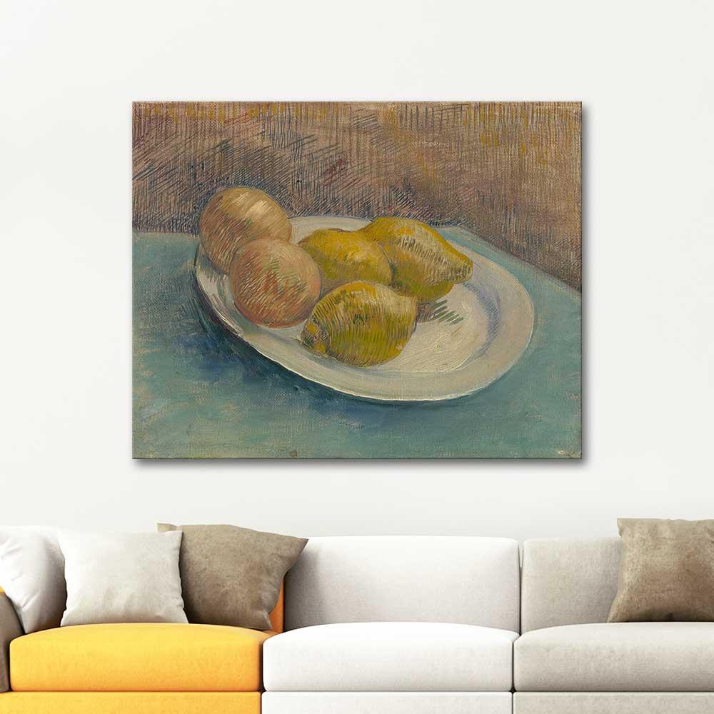 Vincent van Gogh Limonlu Natürmort Kanvas Tablo