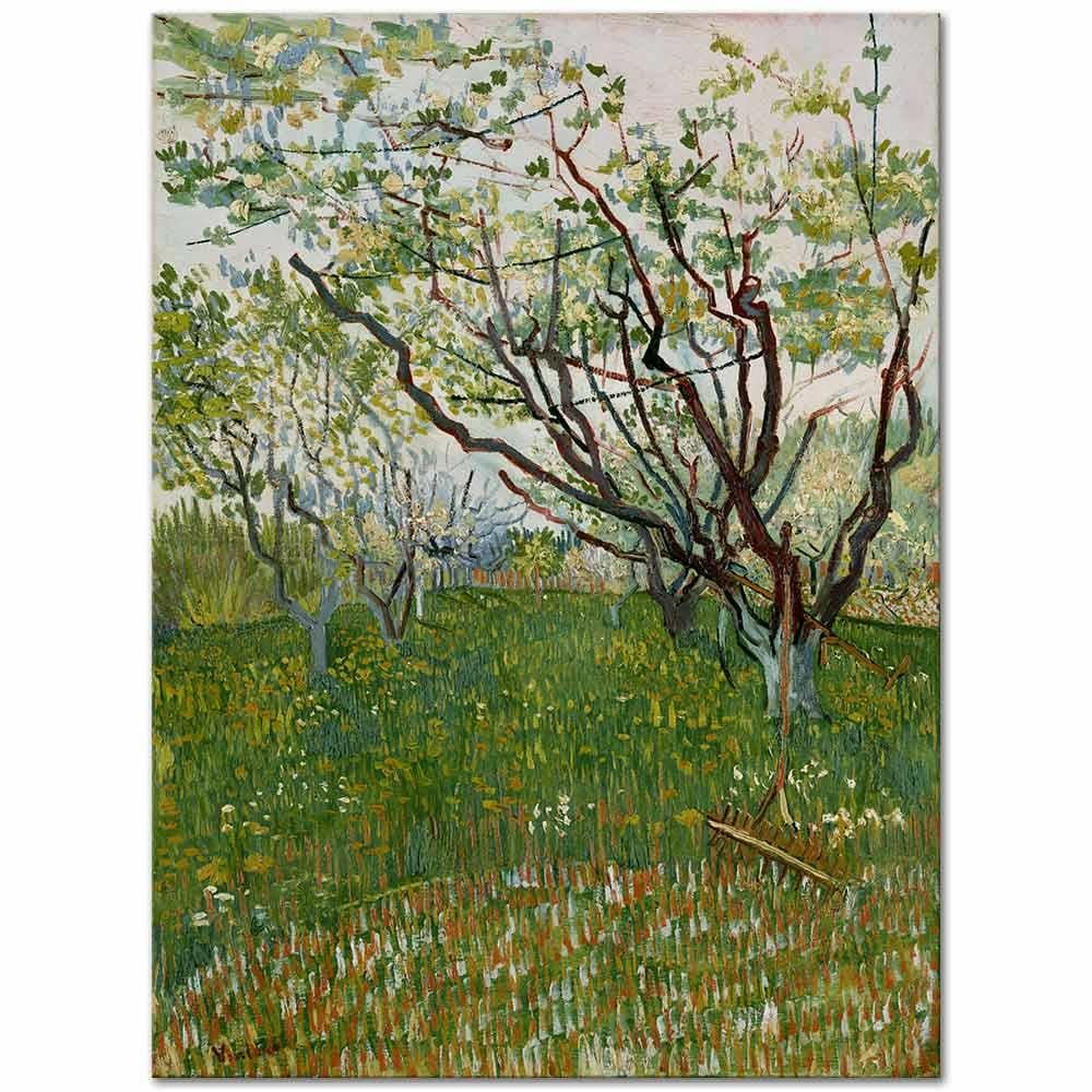 Vincent van Gogh Meyve Çiçekleri Kanvas Tablo