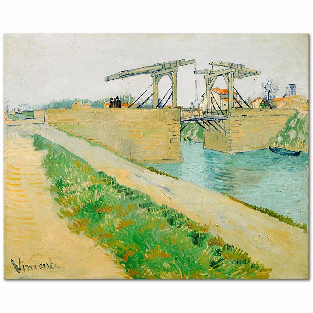 Vincent van Gogh Langlois Köprüsü Kanvas Tablo