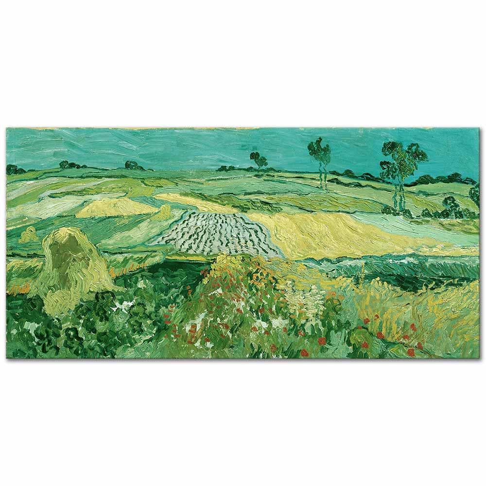 Vincent van Gogh Auvers Düzlüğü Kanvas Tablo