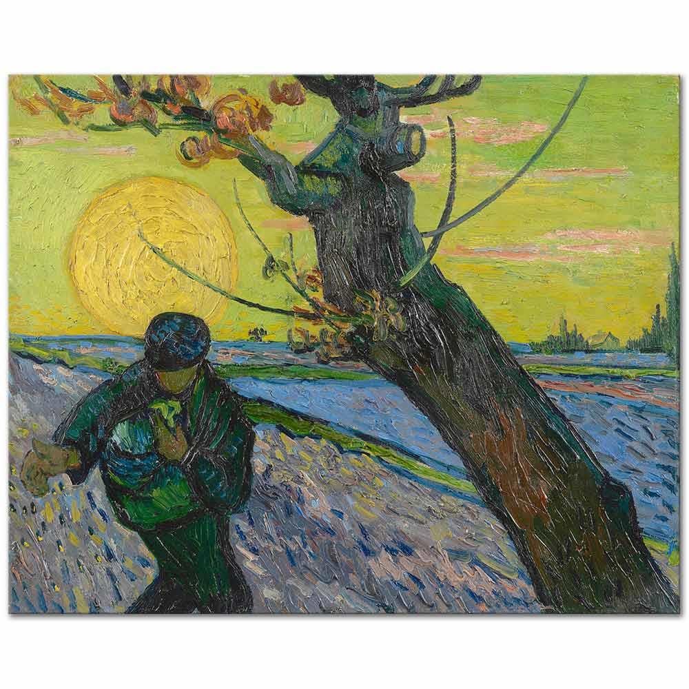 Vincent van Gogh Çiftçi Kanvas Tablo