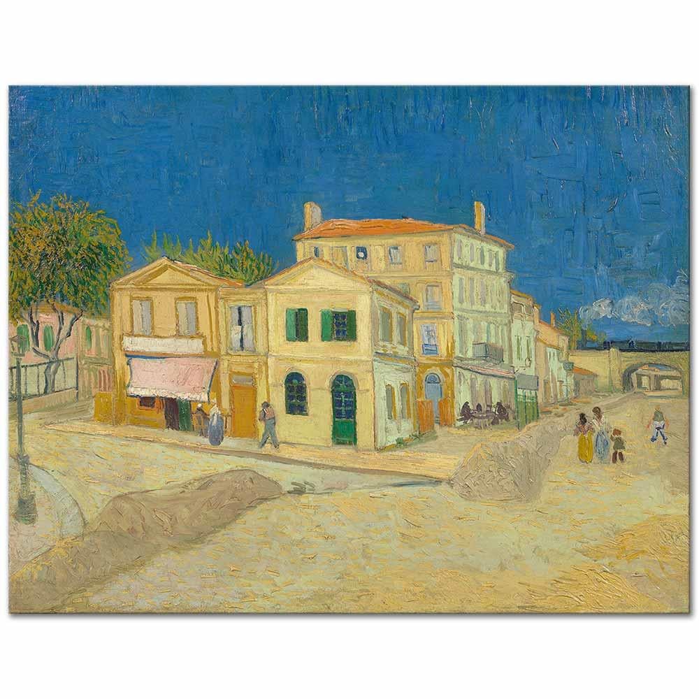 Vincent van Gogh Sarı Ev Kanvas Tablo