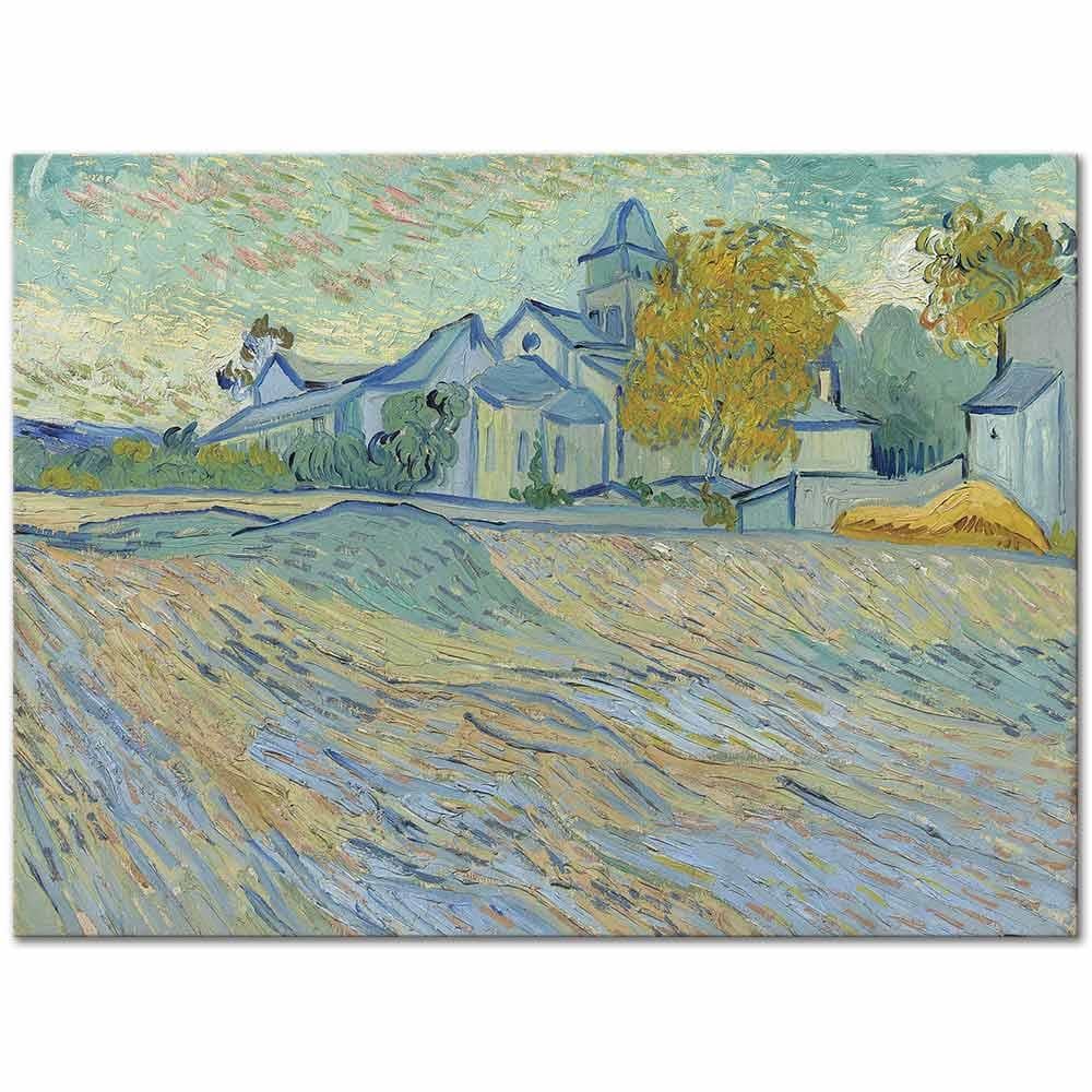 Vincent van Gogh Hastane ve Şapel Saint Remy Kanvas Tablo