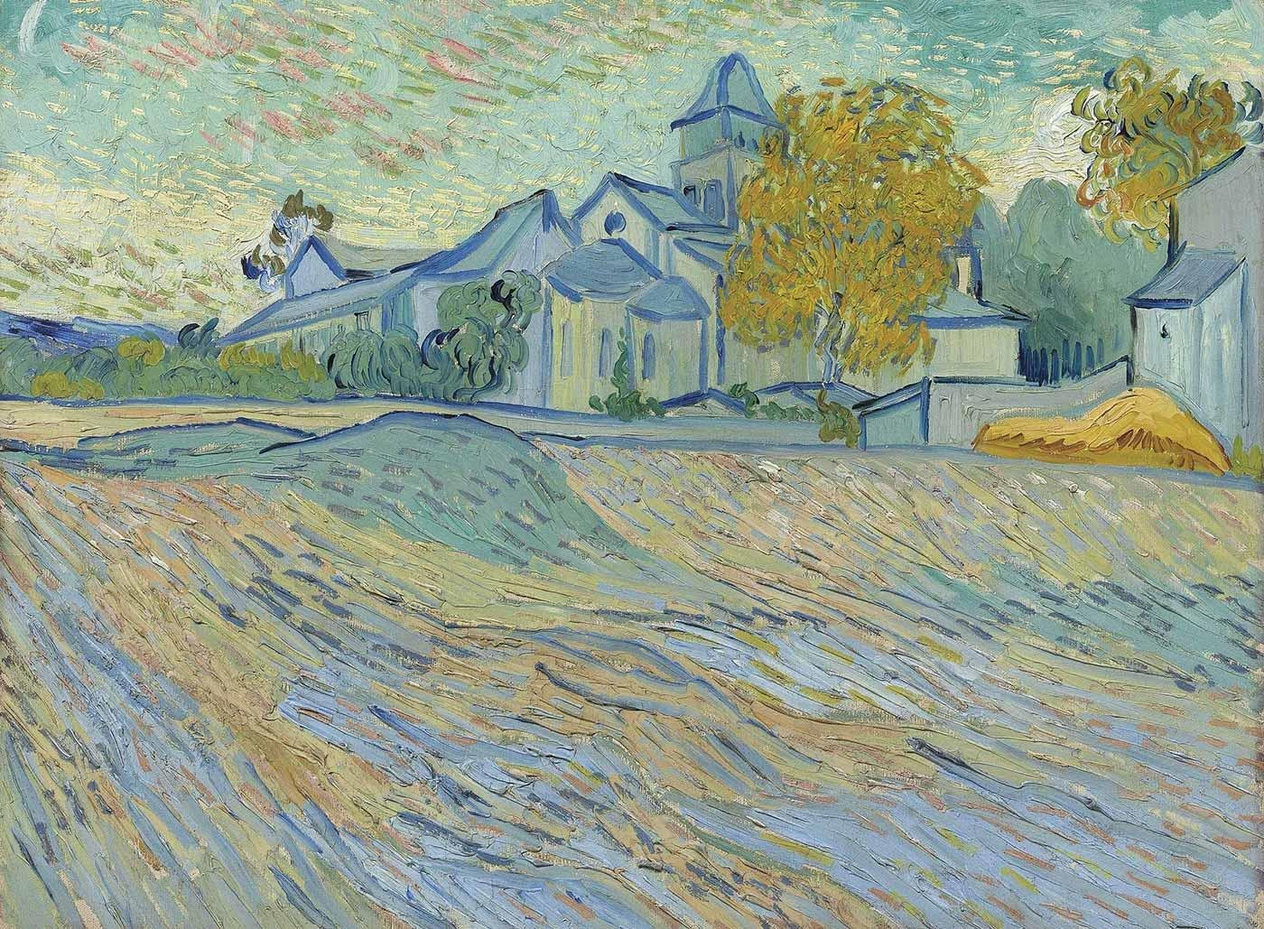 Vincent van Gogh Hastane ve Şapel Saint Remy Kanvas Tablo
