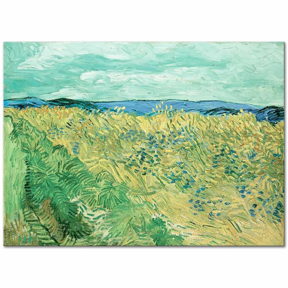 Vincent van Gogh Yağmur Sonrası Buğday Tarlaları Kanvas Tablo