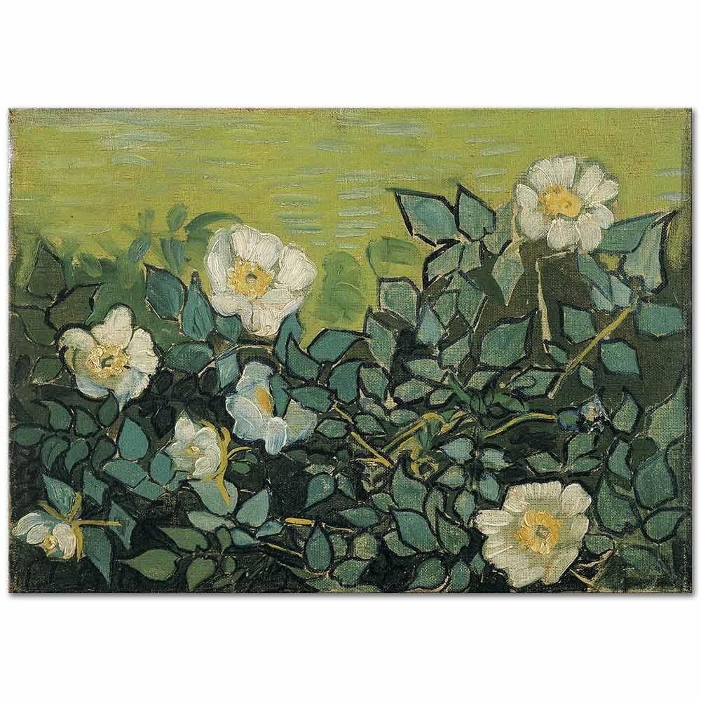 Vincent van Gogh Yabani Güller Kanvas Tablo