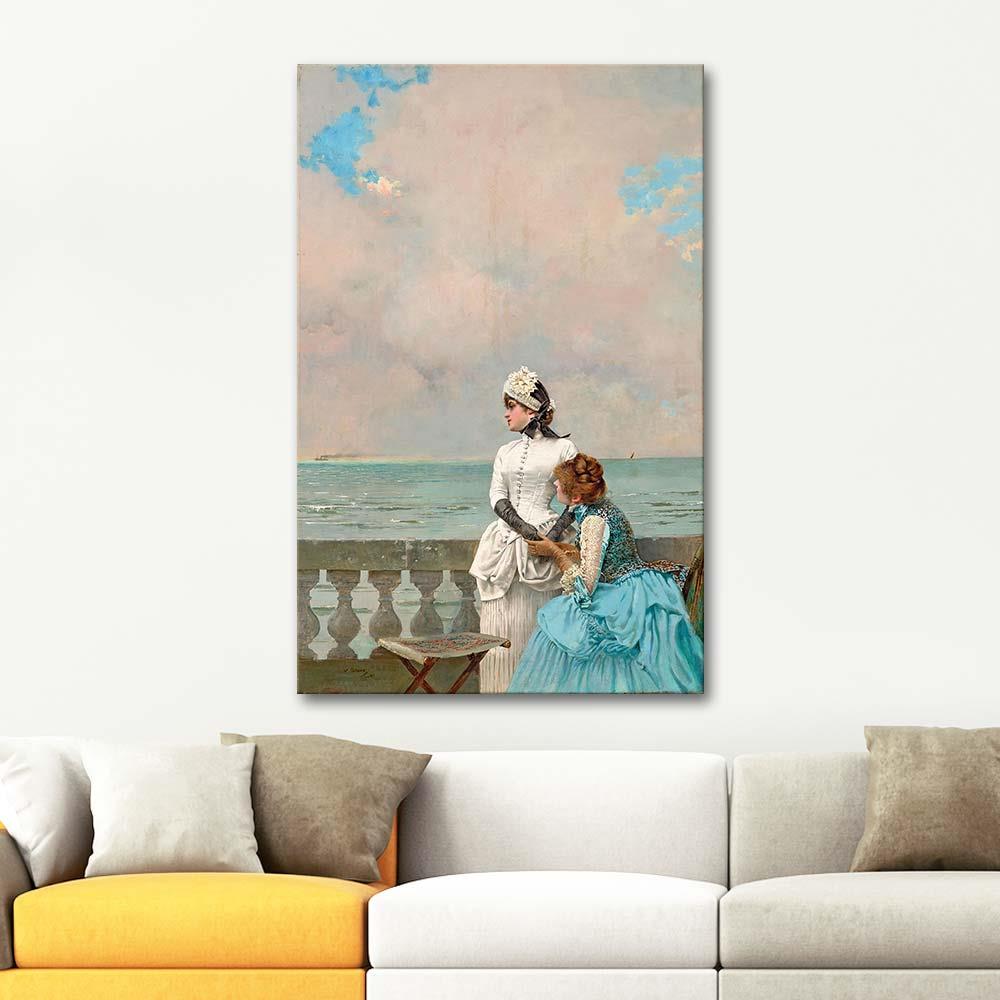 Vittorio Matteo Corcos Tell Me Everything Art Print