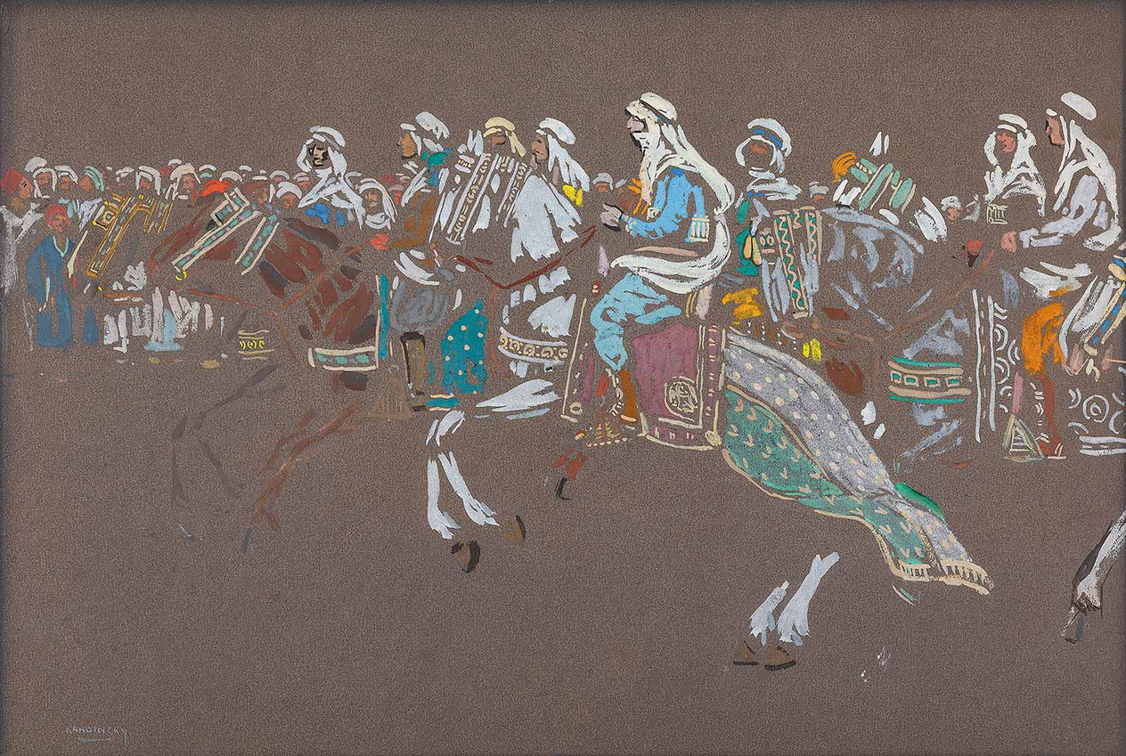 Wassily Kandinsky Arab Cavalry Art Print