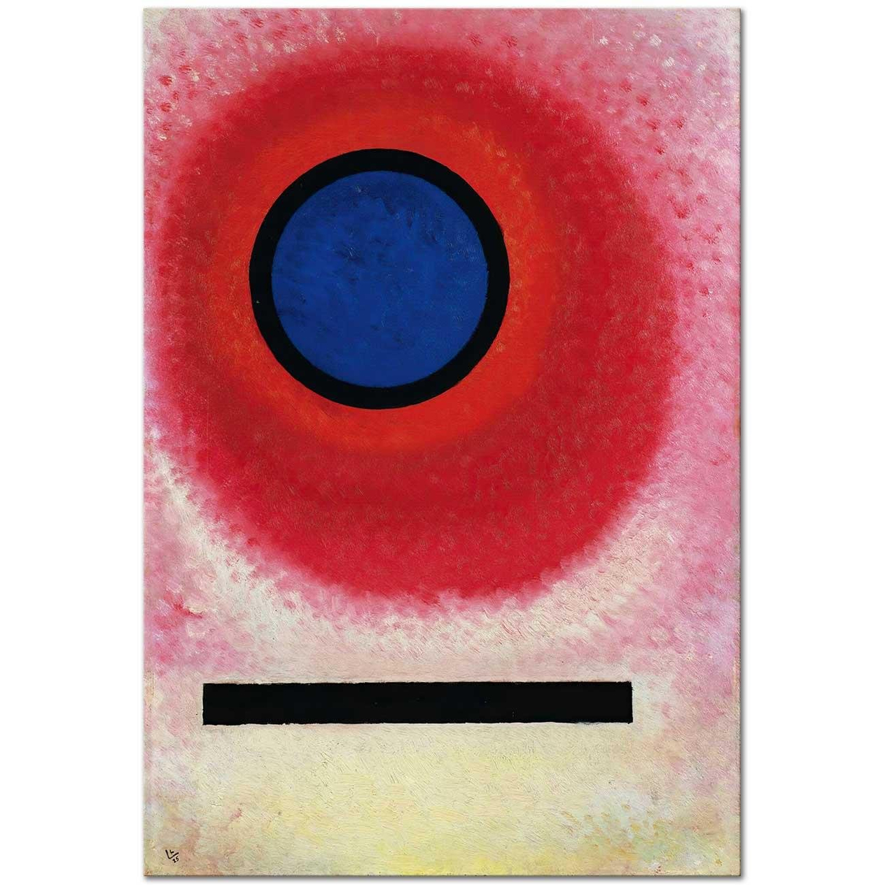Wassily Kandinsky Mavi Daire 2 Kanvas Tablo
