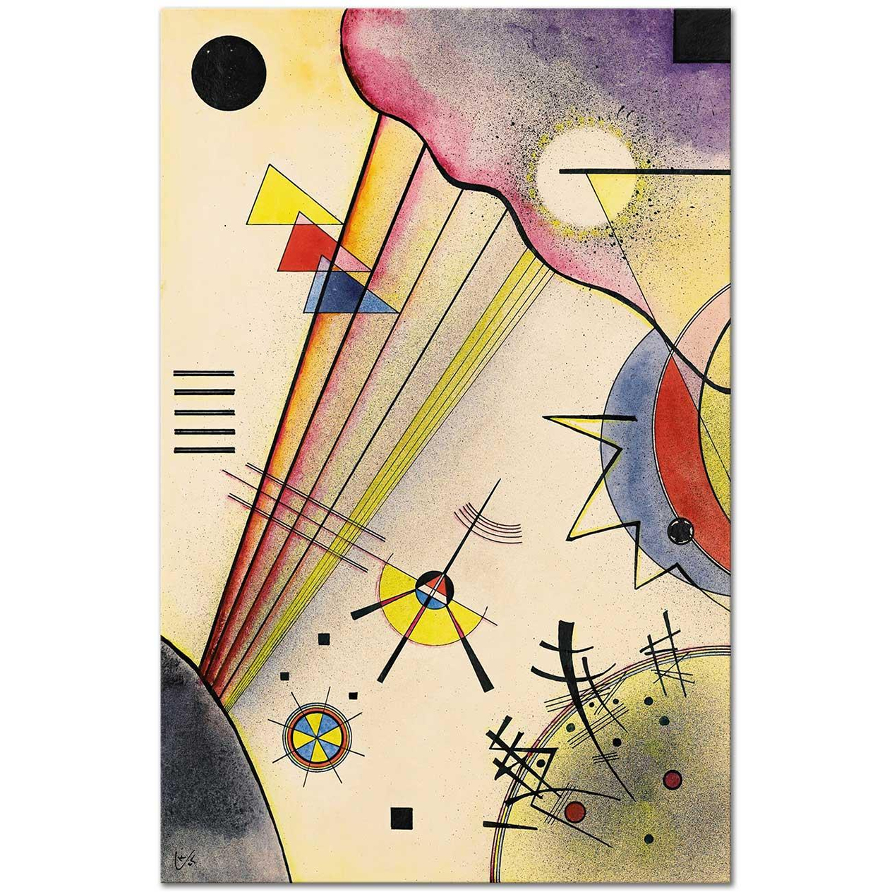 Wassily Kandinsky Açık Bağlantı Kanvas Tablo
