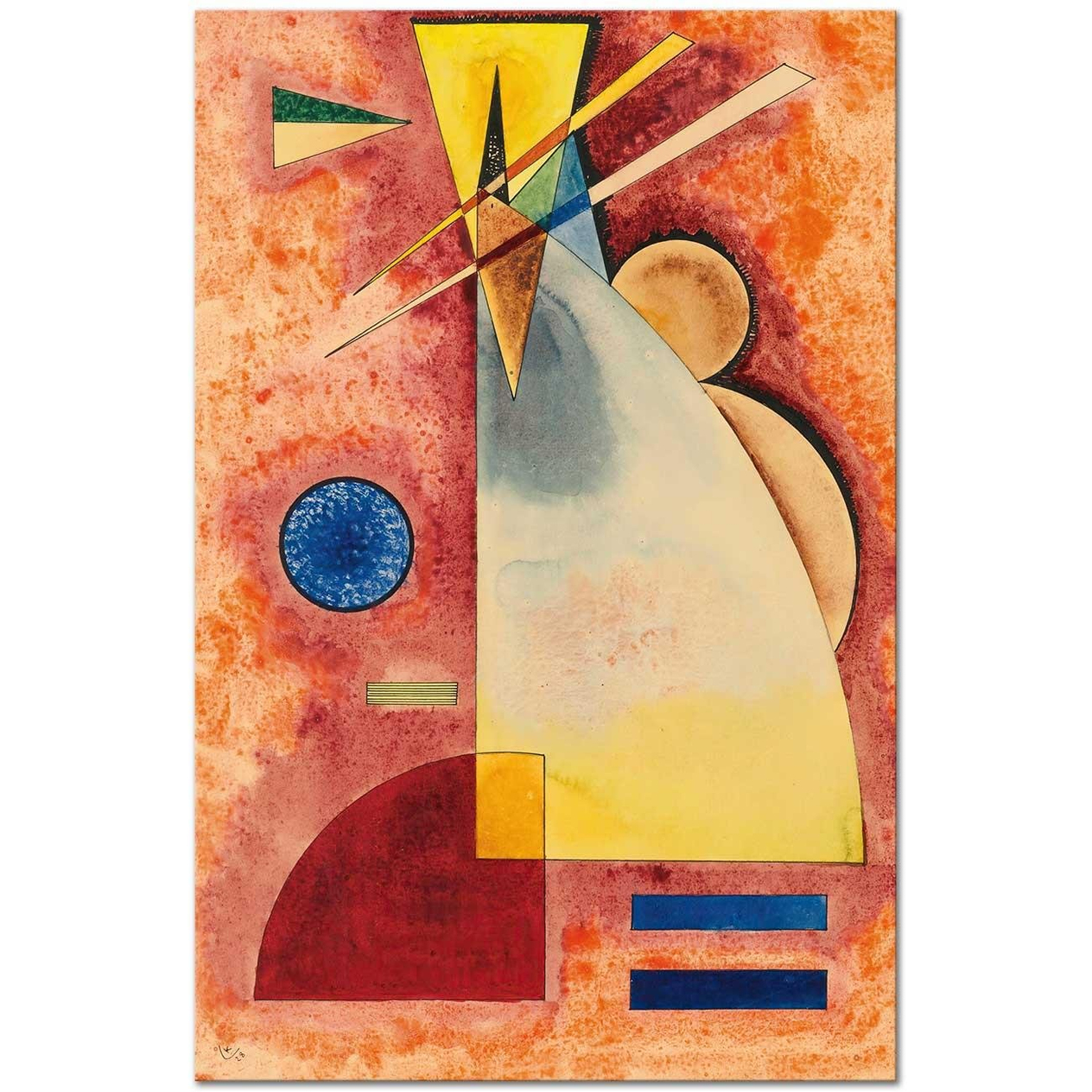Wassily Kandinsky İçiçe Kanvas Tablo