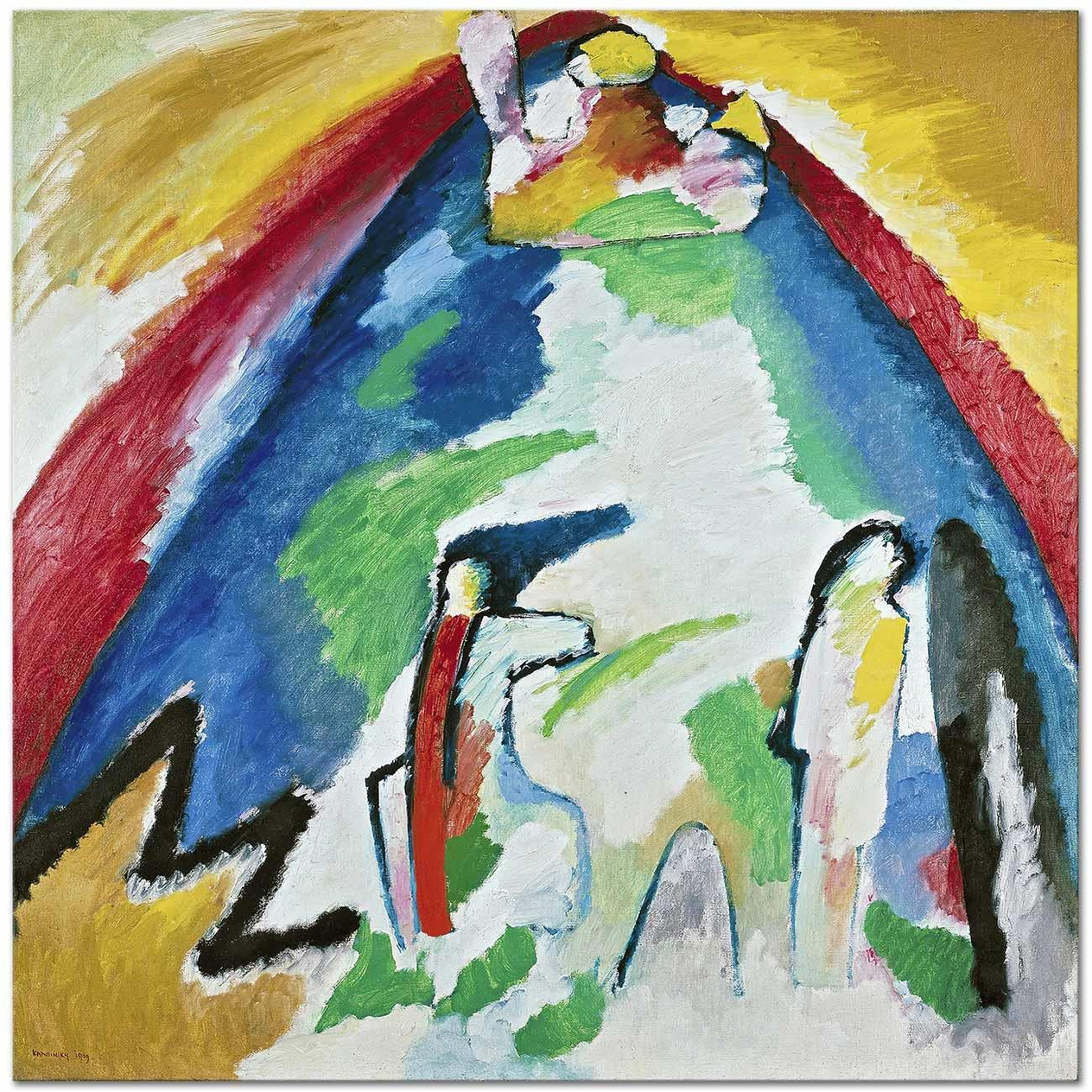 Wassily Kandinsky Dağ Kanvas Tablo