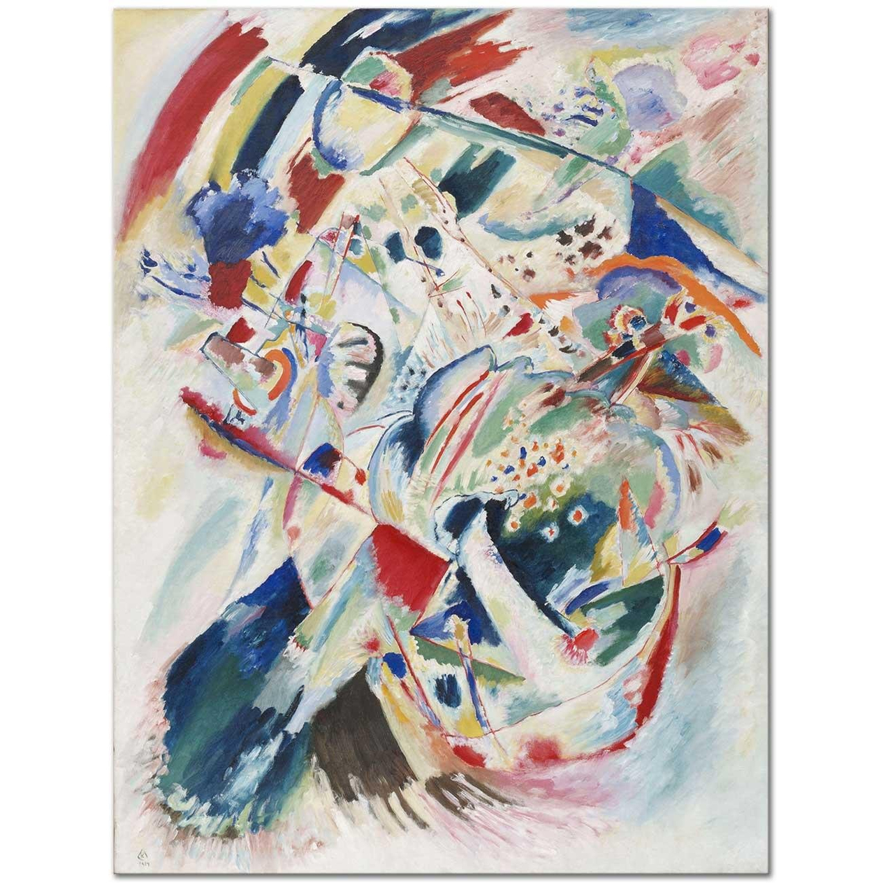 Wassily Kandinsky Campbell için Panel 04 Kanvas Tablo