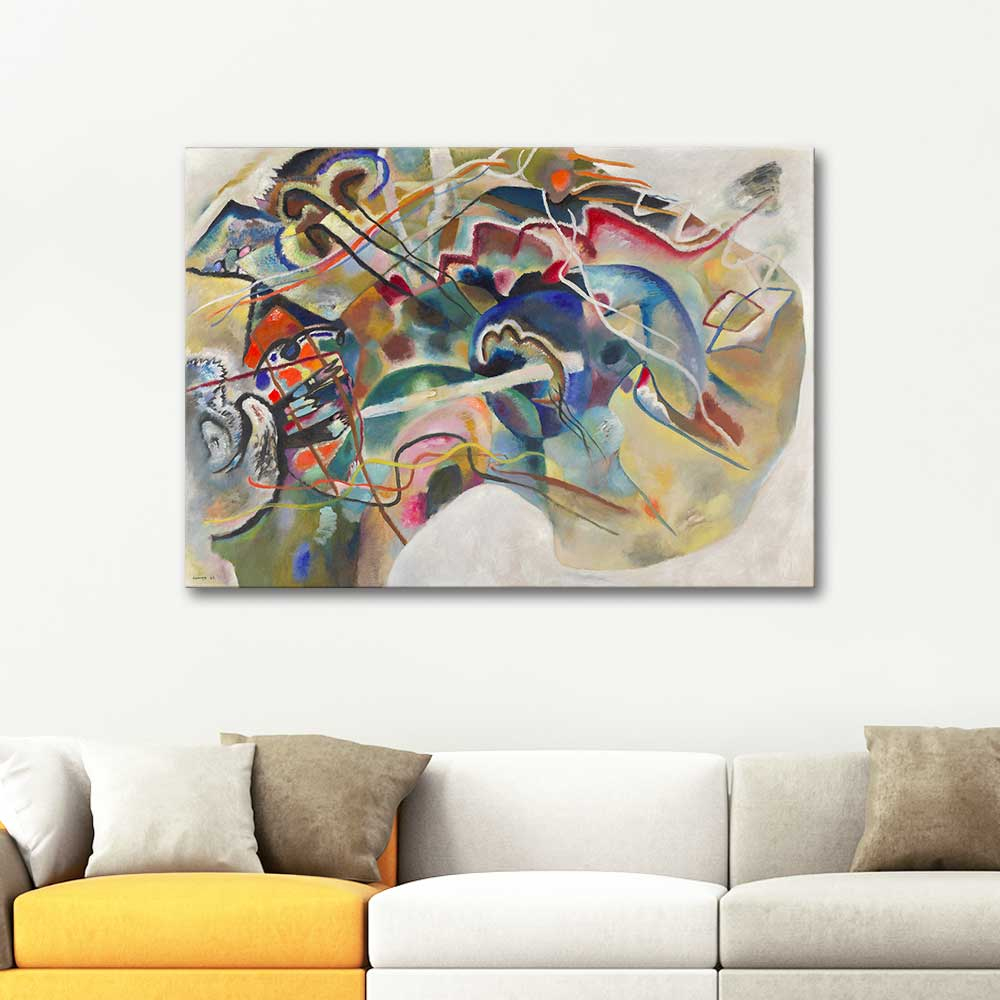 Wassily Kandinsky Picture with White Border Art Print
