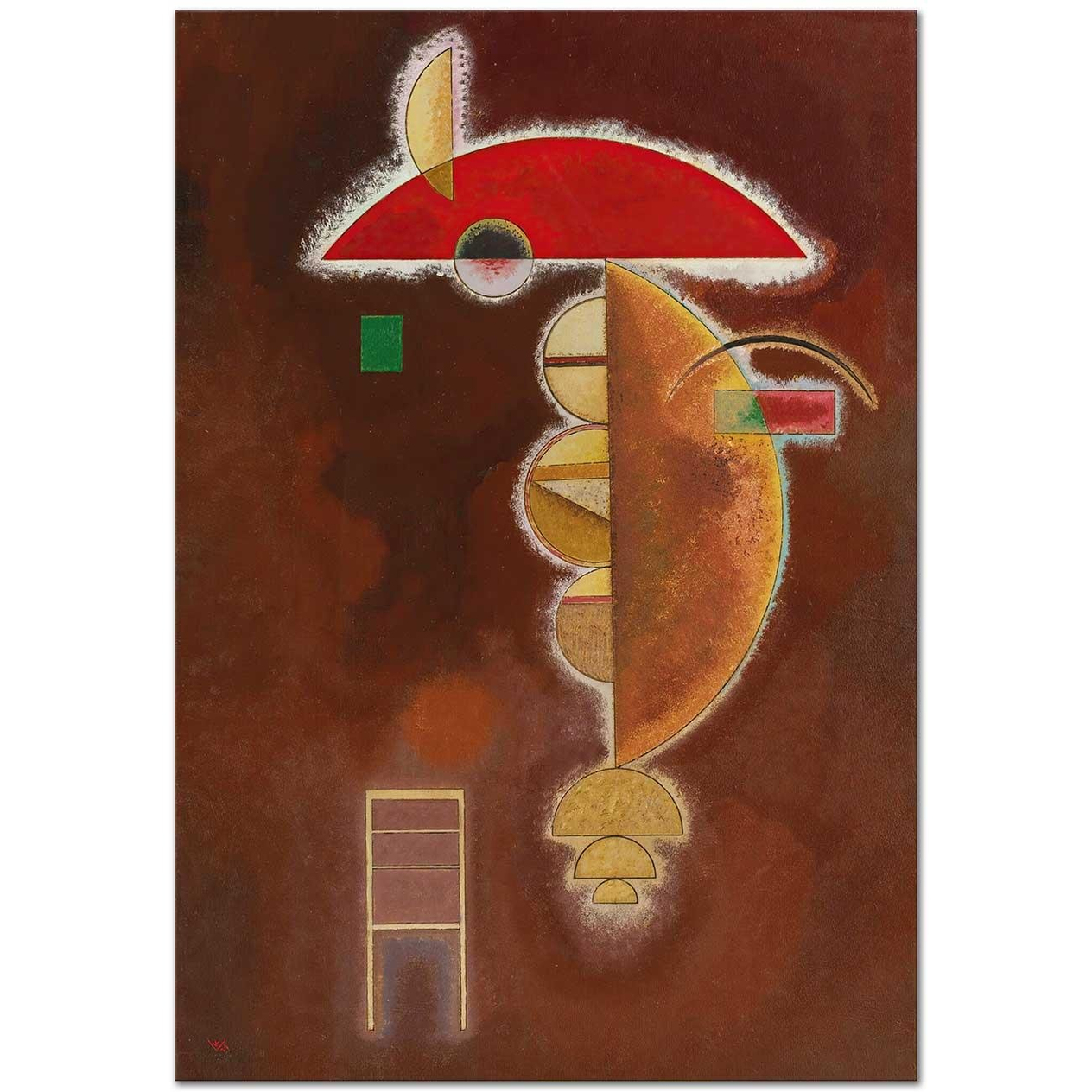 Wassily Kandinsky Sıkıştırılmış Kanvas Tablo