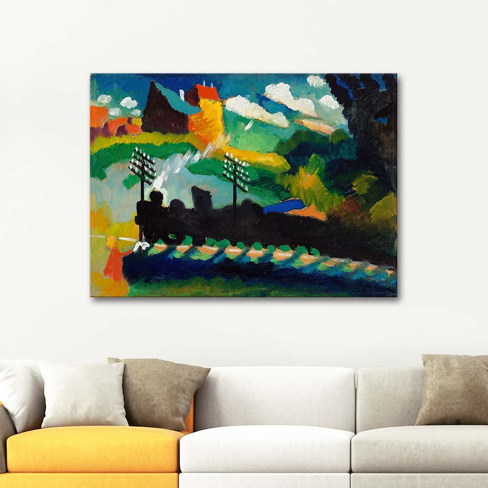 Wassily Kandinsky Railway Near Murnau Art Print