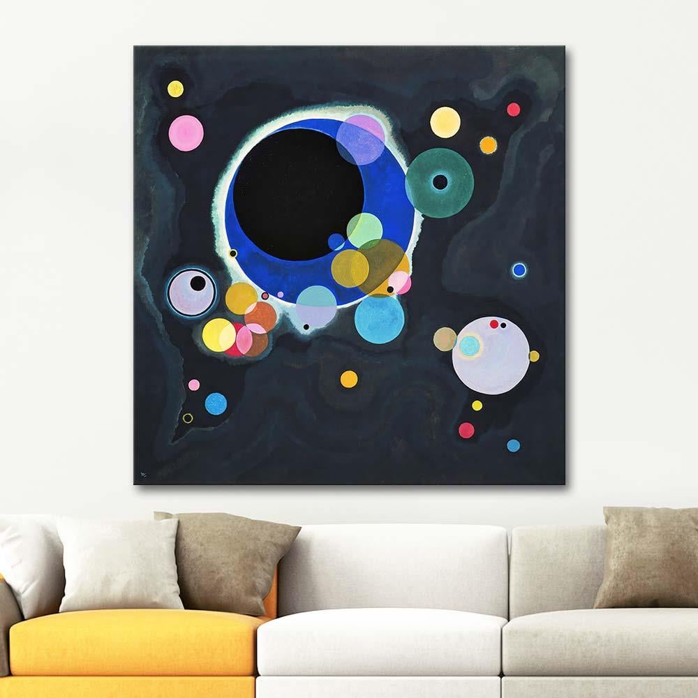 Wassily Kandinsky Several Circles Art Print