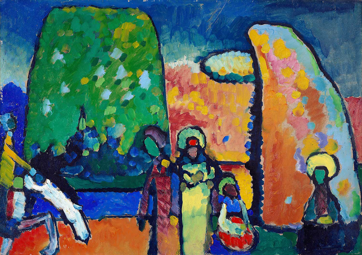Wassily Kandinsky Study On Improvisation No 2 Art Print