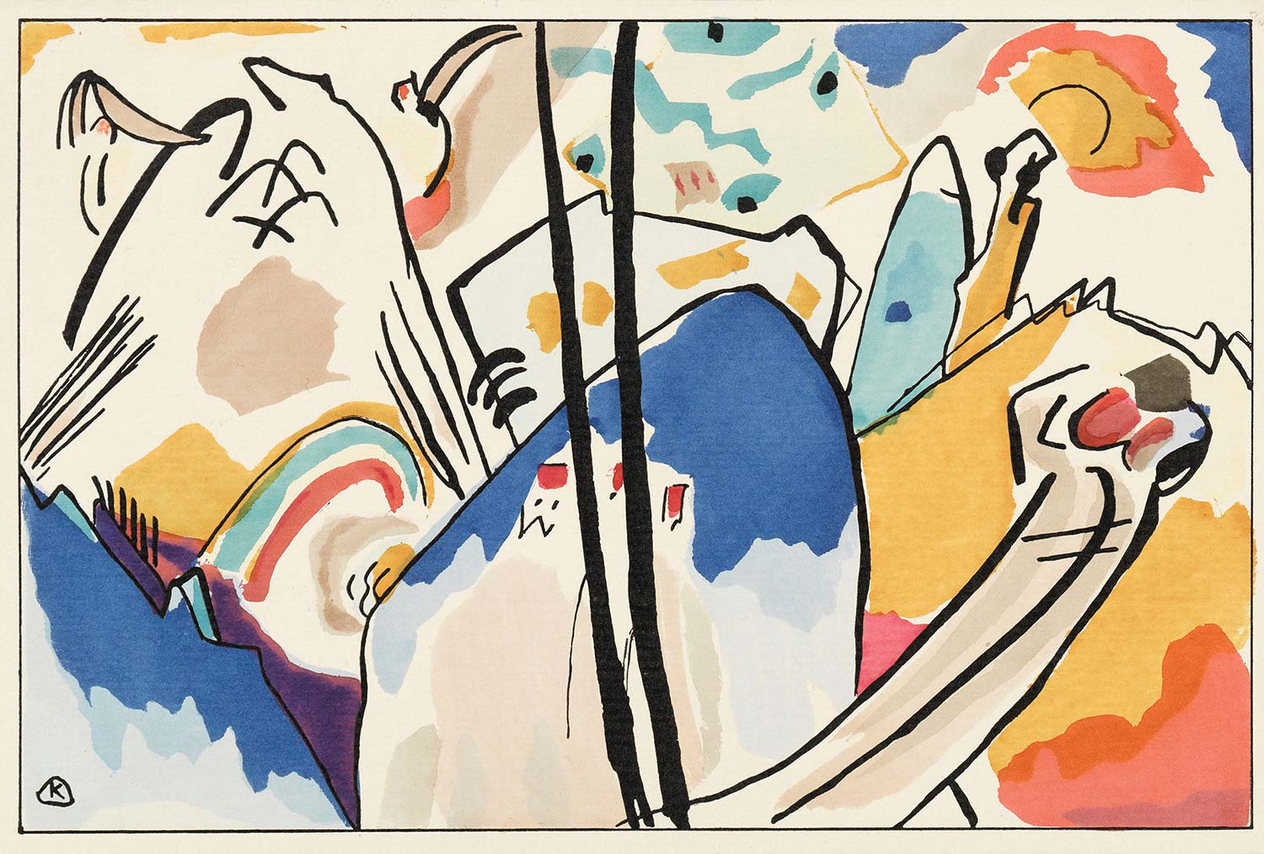 Wassily Kandinsky The Blue Riders Art Print