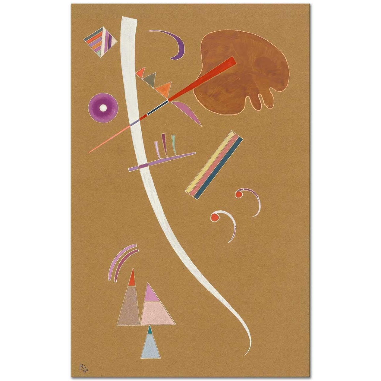 Wassily Kandinsky İsimsiz 1940 Kanvas Tablo