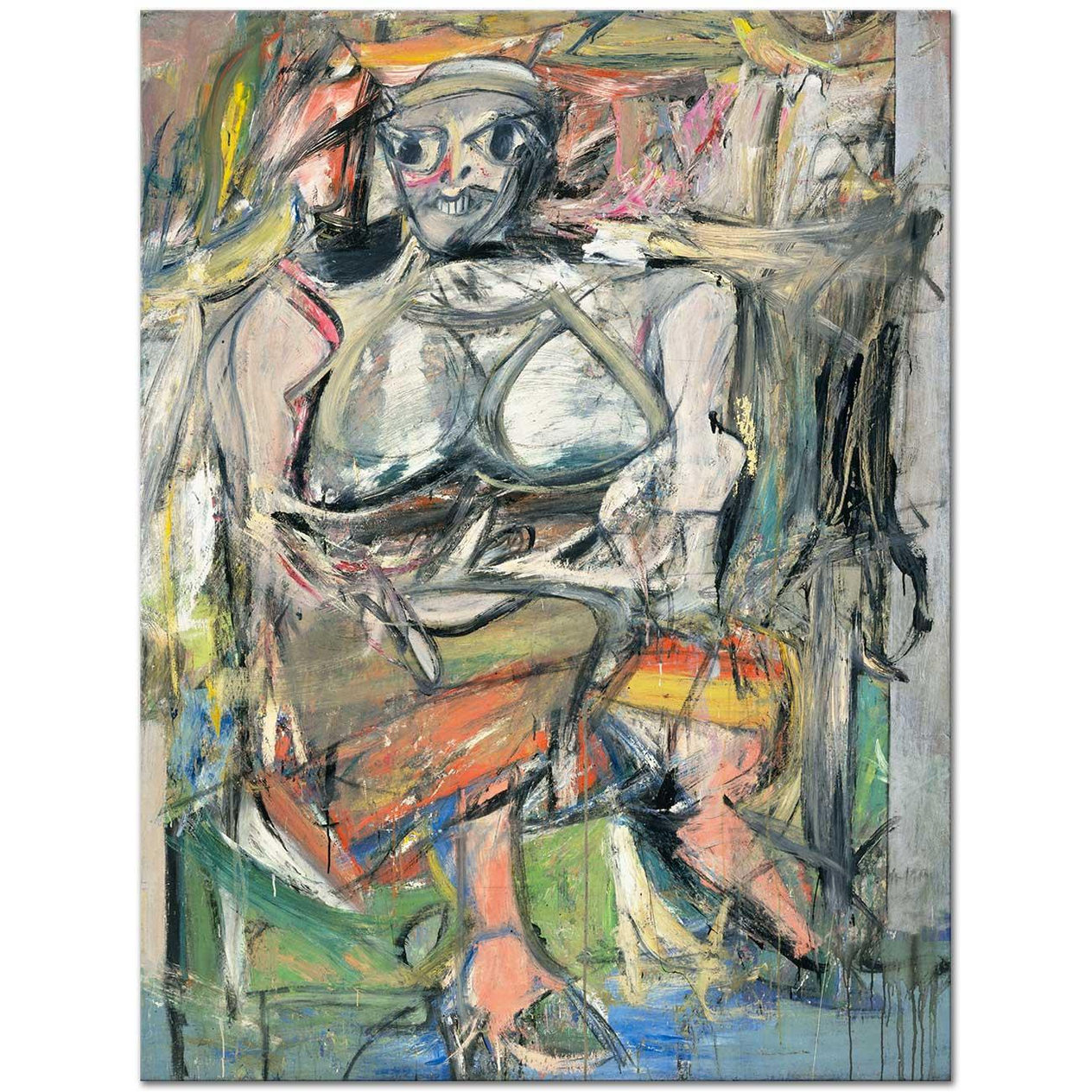 Woman I by Willem de Kooning
