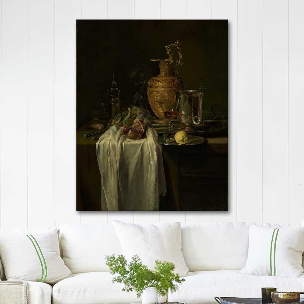 Willem Kalf Still Life with Pitcher Art Print
