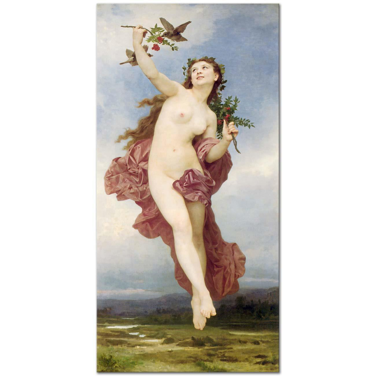 William Adolphe Bouguereau Gün Kanvas Tablo
