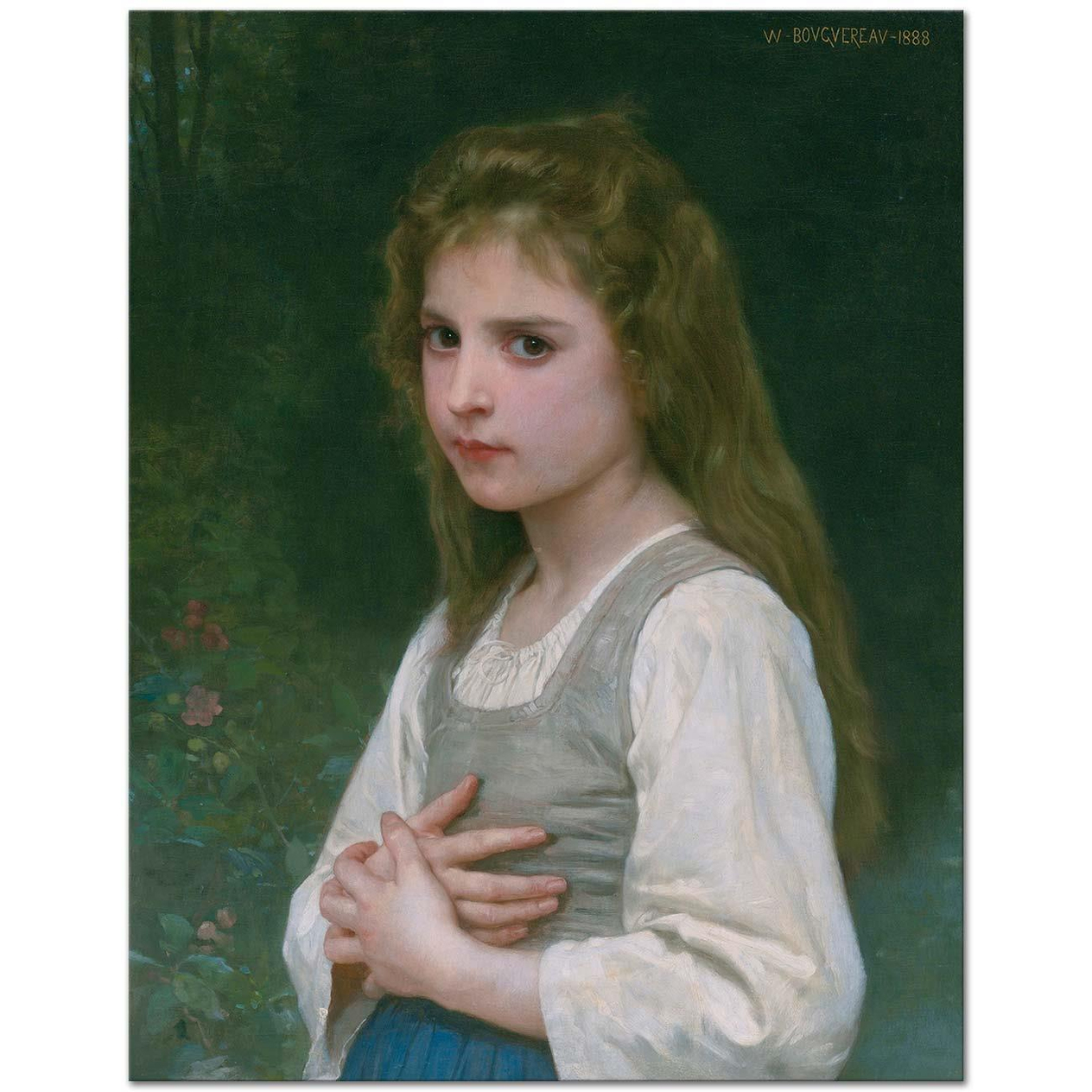 William Adolphe Bouguereau Jeanne Art Print