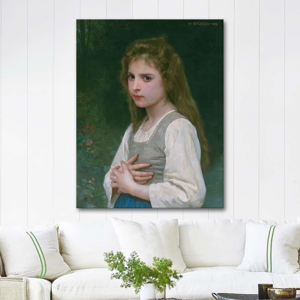 William Adolphe Bouguereau Jeanne Art Print