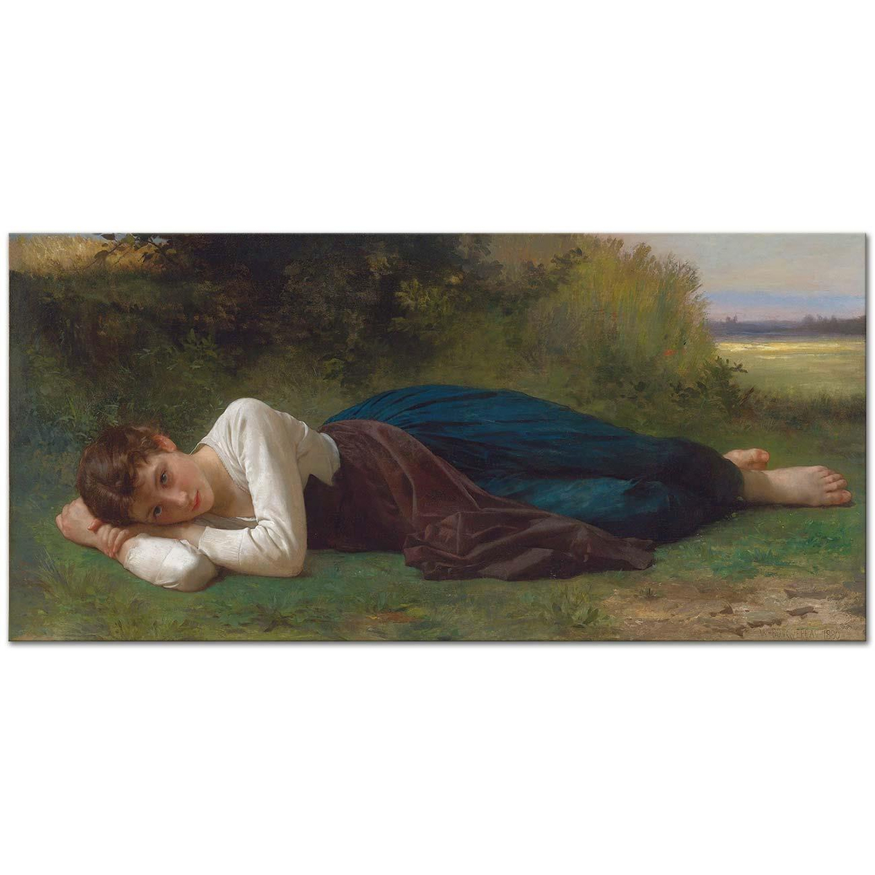 William Adolphe Bouguereau Le Repos Art Print