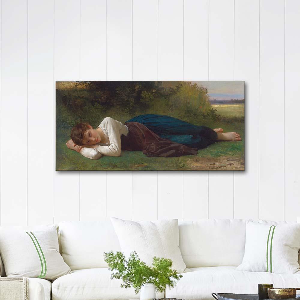 William Adolphe Bouguereau Le Repos Art Print