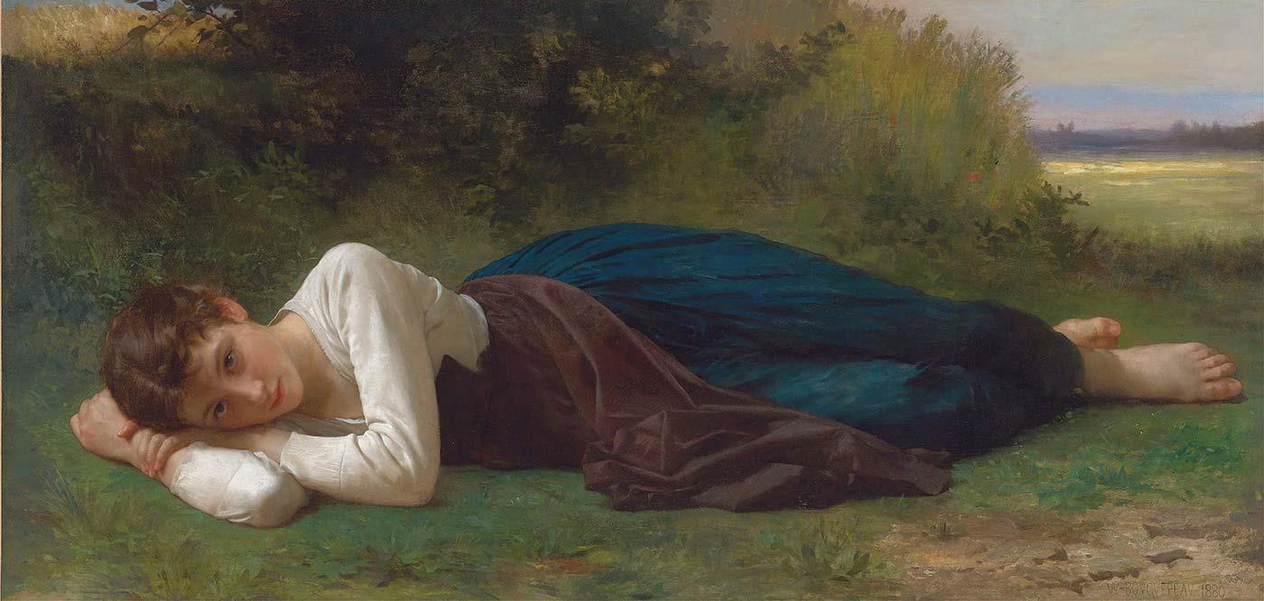 William Adolphe Bouguereau Le Repos Art Print