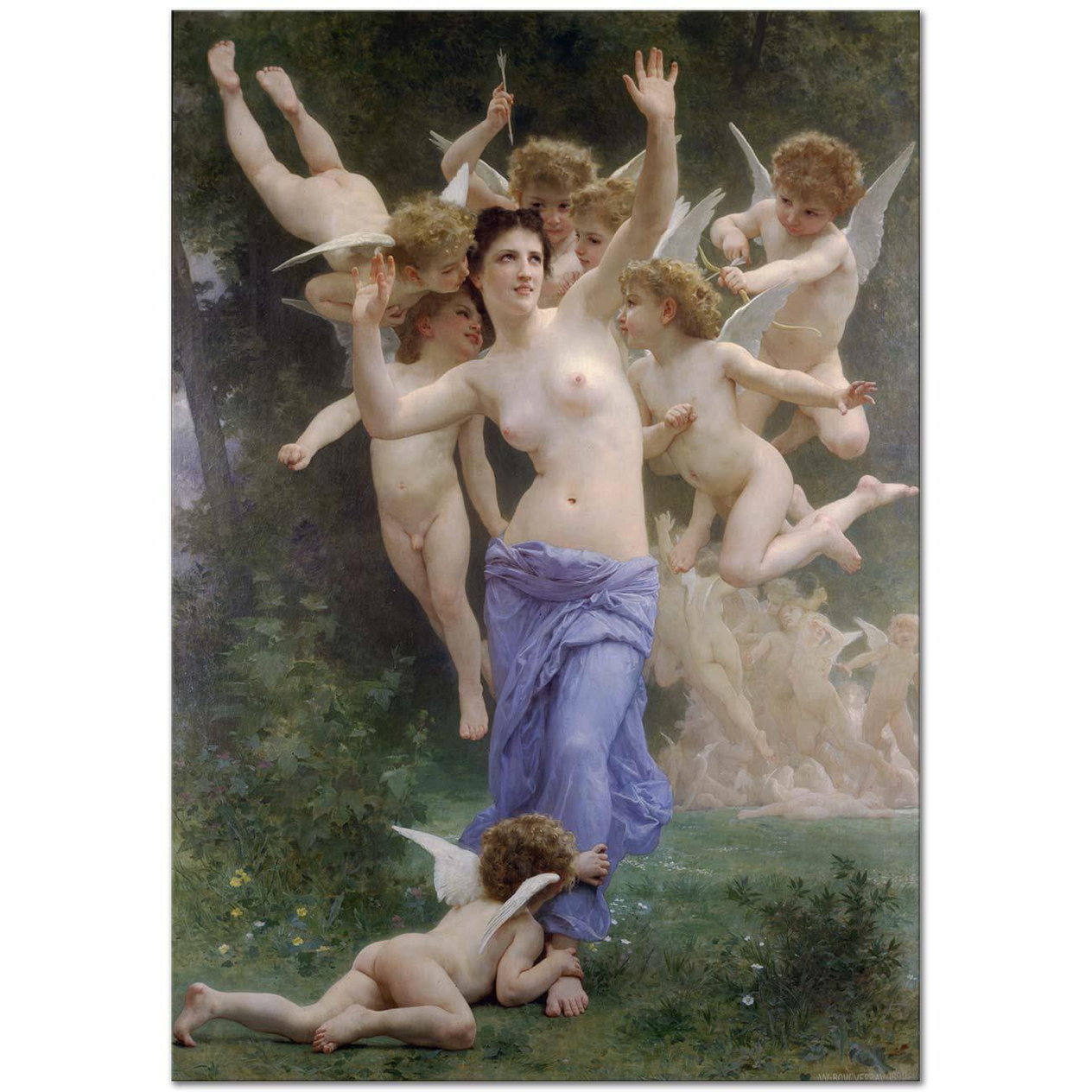 The Hearts Awakening by William Adolphe Bouguereau