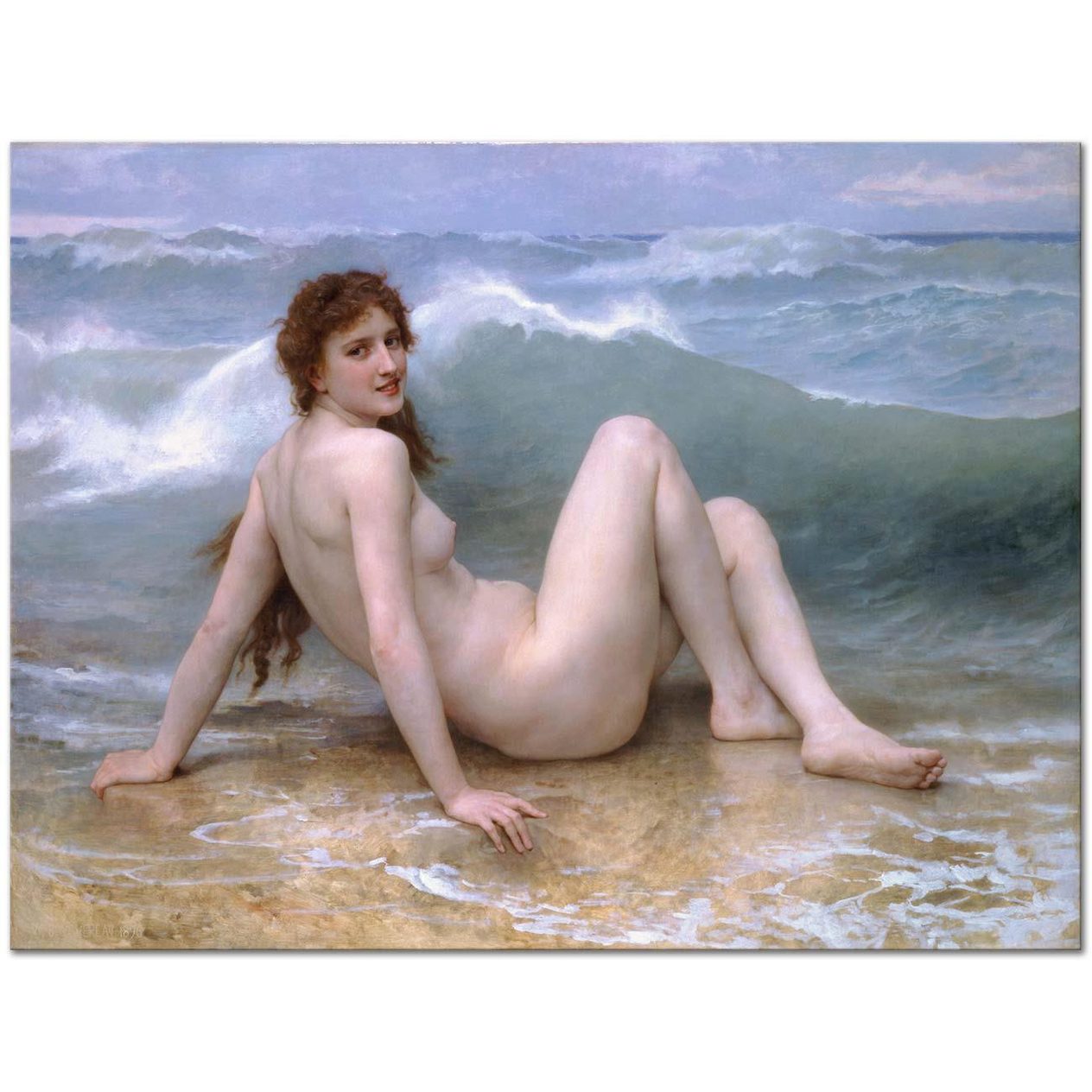 The Wave by William Adolphe Bouguereau