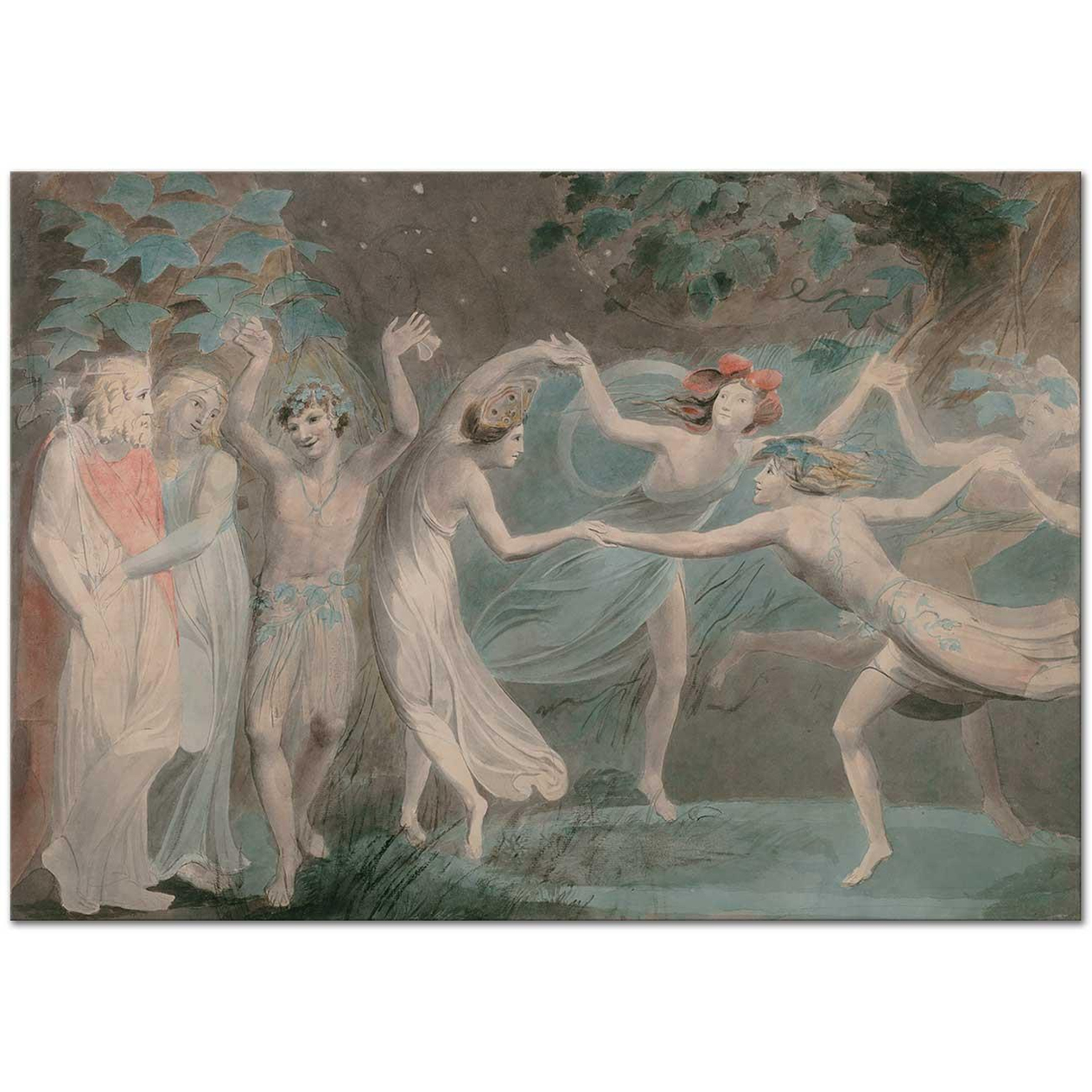 William Blake Yaz Gecesi Rüyası Kanvas Tablo