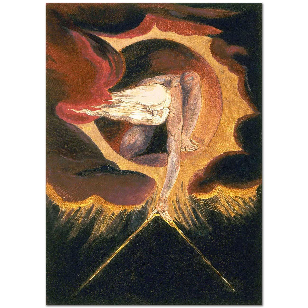 William Blake The Ancient of Days Art Print