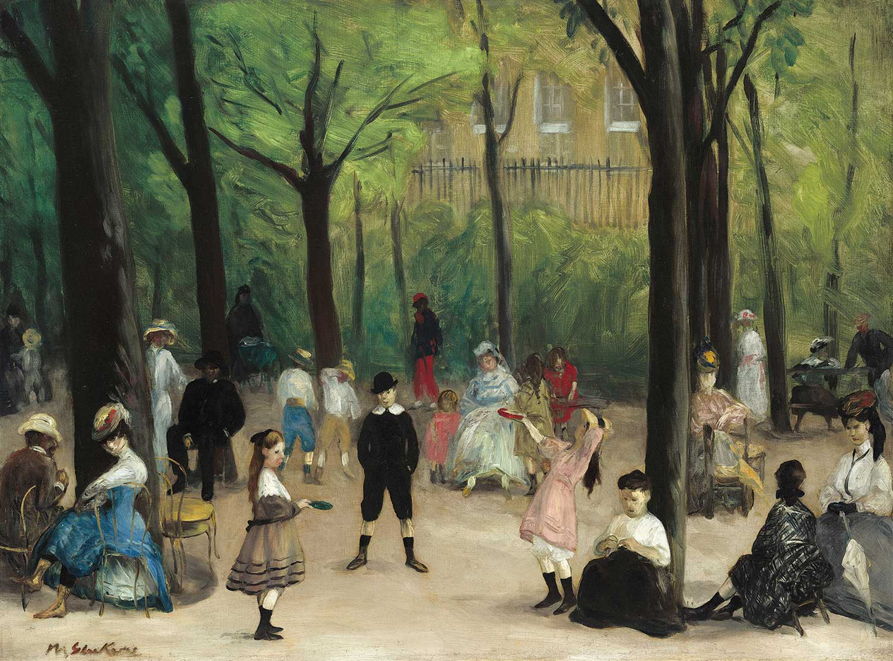 William Glackens Luxembourg Gardens Art Print