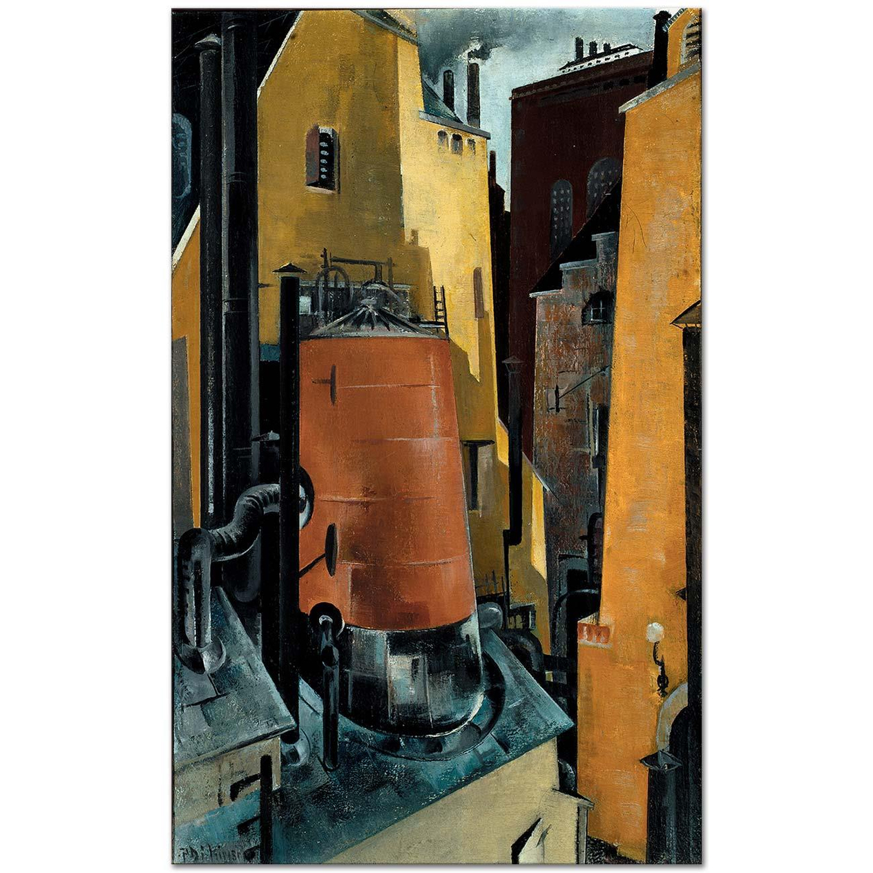 William Preston Dickinson Industry Art Print