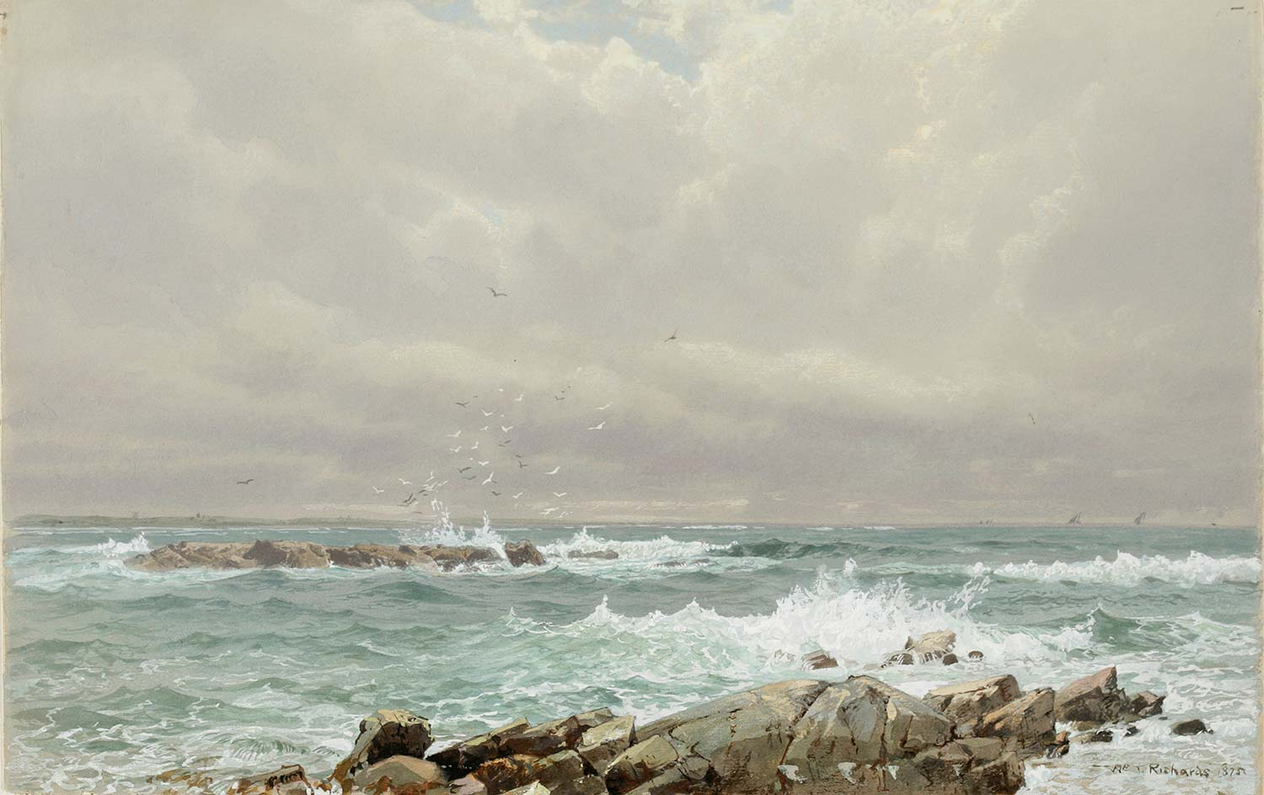 William Trost Richards Seascape Art Print
