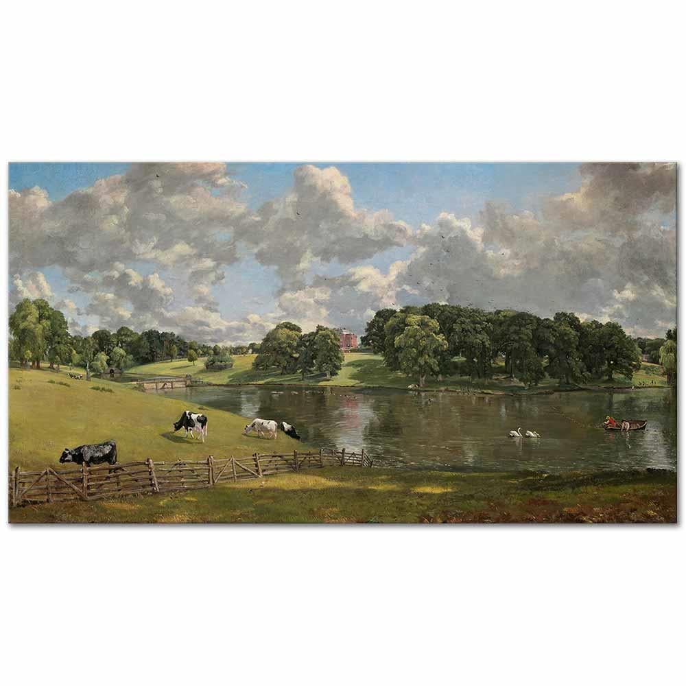 Wivenhoe Park Essex by John Constable as Art Print