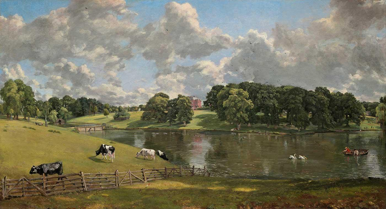 Wivenhoe Park Essex by John Constable as Art Print