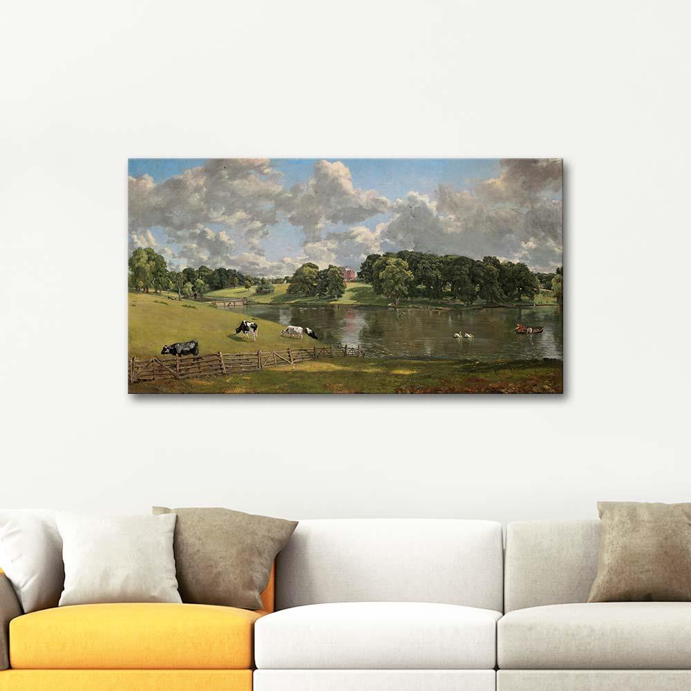 Wivenhoe Park Essex by John Constable as Art Print