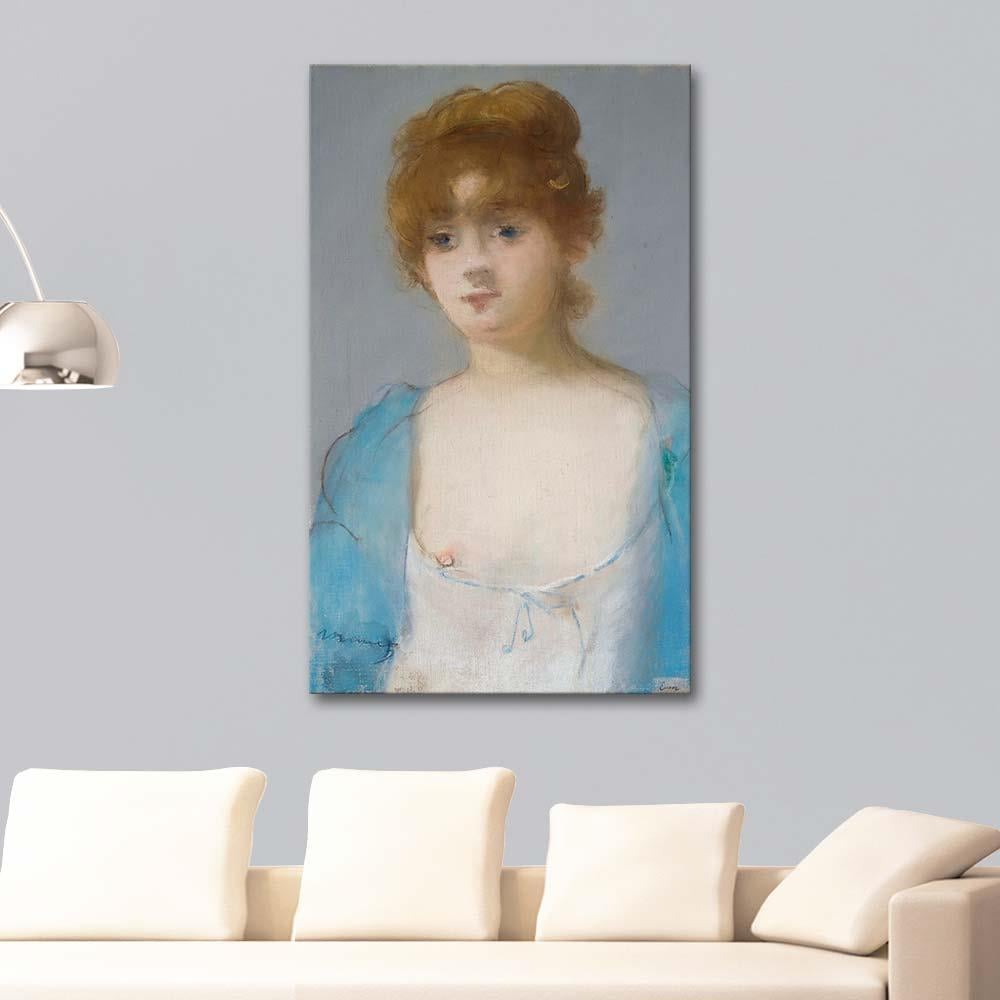Young Girl In Negligee by Edouard Manet as Art Print