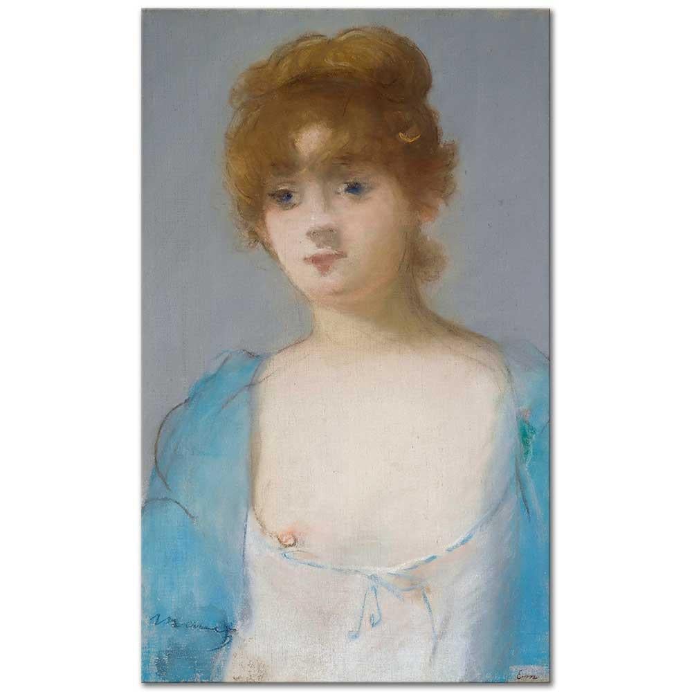Young Girl In Negligee by Edouard Manet