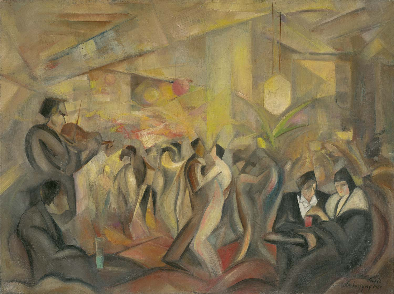 Zolo Palugyay Parísien Cafe Art Print