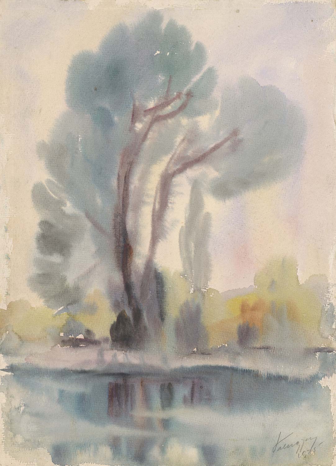 Zolo Palugyay River Cove Art Print