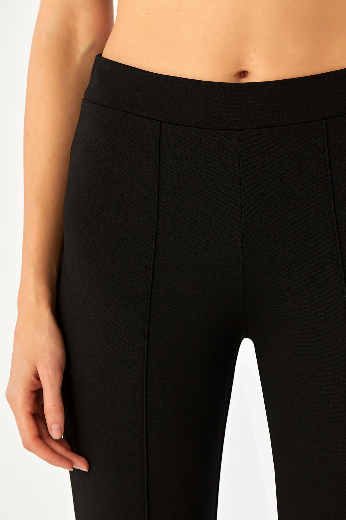 Beli Lastikli Paçası Çıtçıtlı Pantolon 024-2009